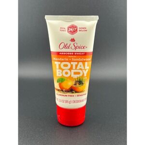 Old Spice Total Body Deodorant Mandarin Sandalwood 3.0 oz Aluminum Free